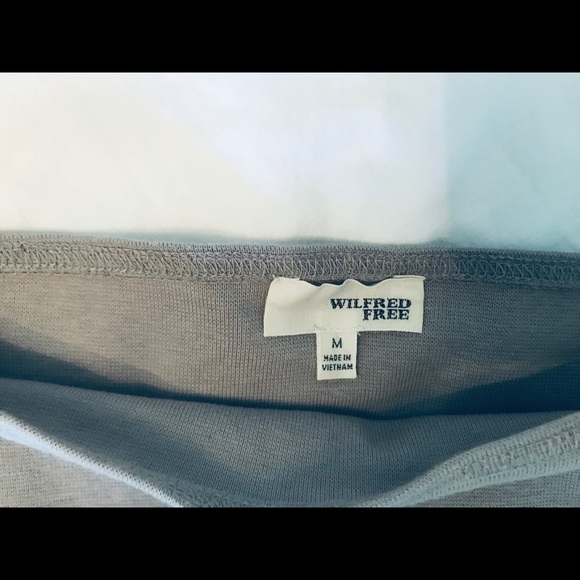 Wilfred FREE taupe off-the-shoulder crop - Picture 3 of 3